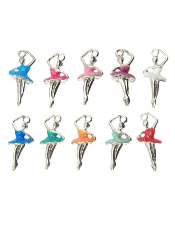 Metal pendant Ballerina 4