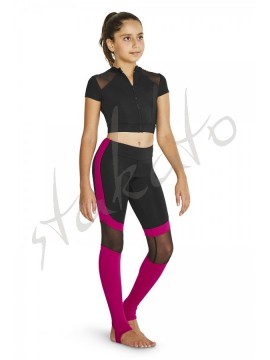 Stirrup legging panelled mesh Kassie Bloch