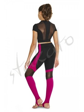 Stirrup legging panelled mesh Kassie Bloch