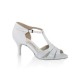 Kozdra model W-333 satin and silver glitter
