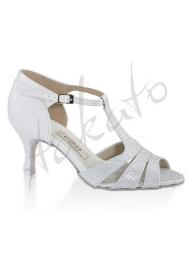 Kozdra model W-333 satin and silver glitter