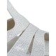 Kozdra model W-333 satyna i srebrny brokat