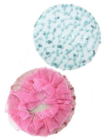 Hair net with sequines