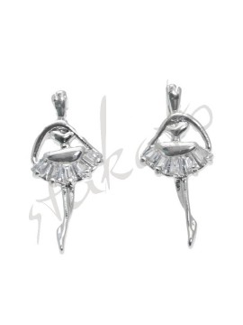 Earrings with dancer Olivia