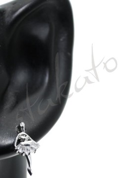 Earrings with dancer Olivia