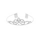 Tiara - diadem Felicia