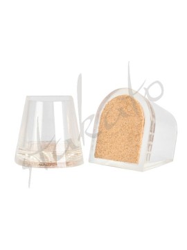Heel protectors with leather