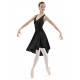 Asymmetrical Hem Halter Dress M1018 Bloch