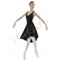 Asymmetrical Hem Halter Dress M1018 Bloch