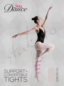 Support+ Convertible Ballet Tights Intermediate Silky Dance