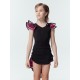 Dancewear set - top and skirt with flounce