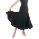 Long skirt for standard with hidden crinoline