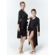 Short dance kimono with 3/4 sleeves