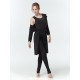 Short dance kimono with 3/4 sleeves