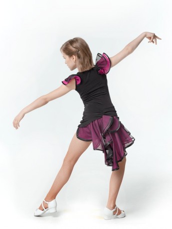 Dancewear set - top and skirt with flounce