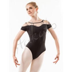 Denia flocked leotard Sansha