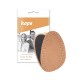 Leather-latex half insoles Halfeld