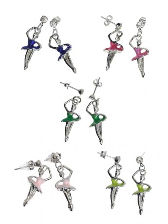 Isabel earrings with ballerinas