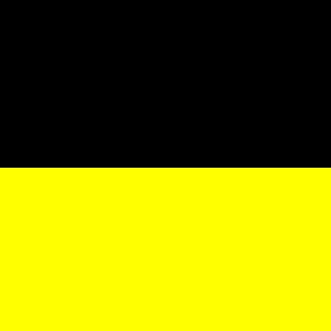 Czarny + żółty